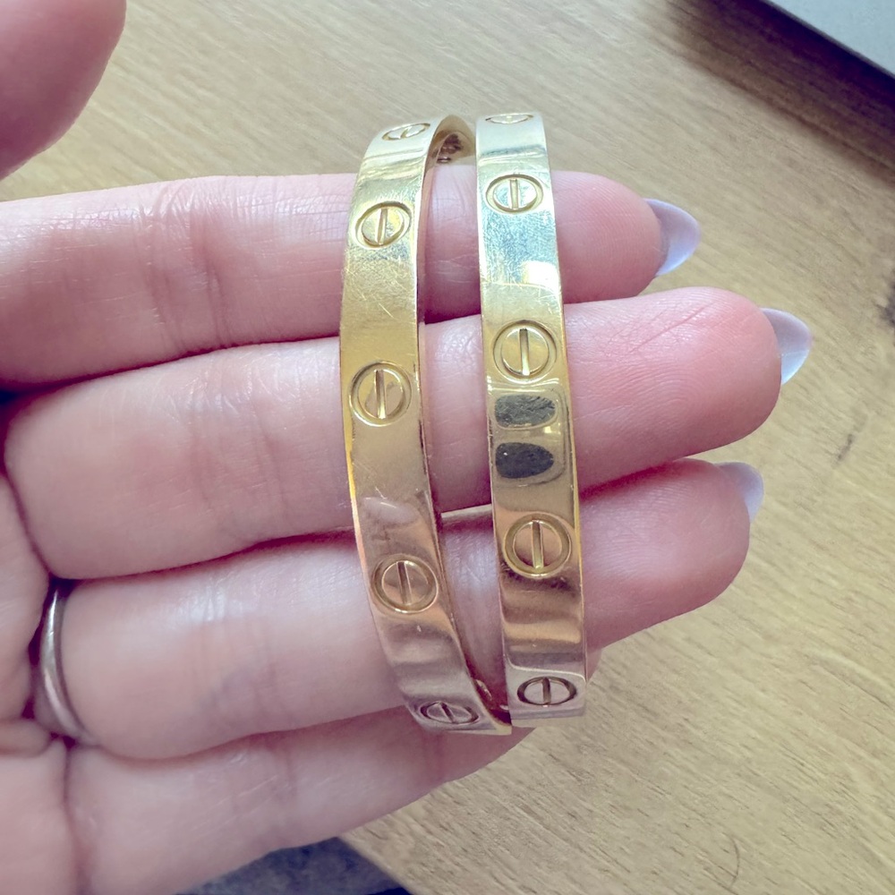 Cartier love bracelet YG